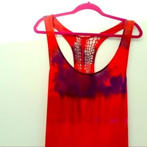 Floor length, Tie-dyed, Beach Dress.